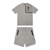 Trapstar Irongate T Tech Zip/T-Shirt Grey