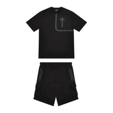 Trapstar Irongate T Tech Zip/T-Shirt Black