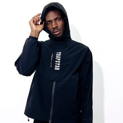 Trapstar Decoded Windbreaker Black/White
