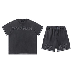 Trapstar Italy Short Set Grey