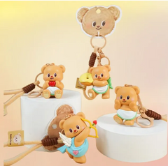Funism Butterbear Keychain- Donut