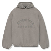 Fear Of God Essentials Core Collection Nylon Fleece Heather Grey Hoodie
