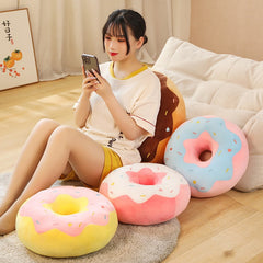 Soft Pastel Donut Cushion Plushies Collection