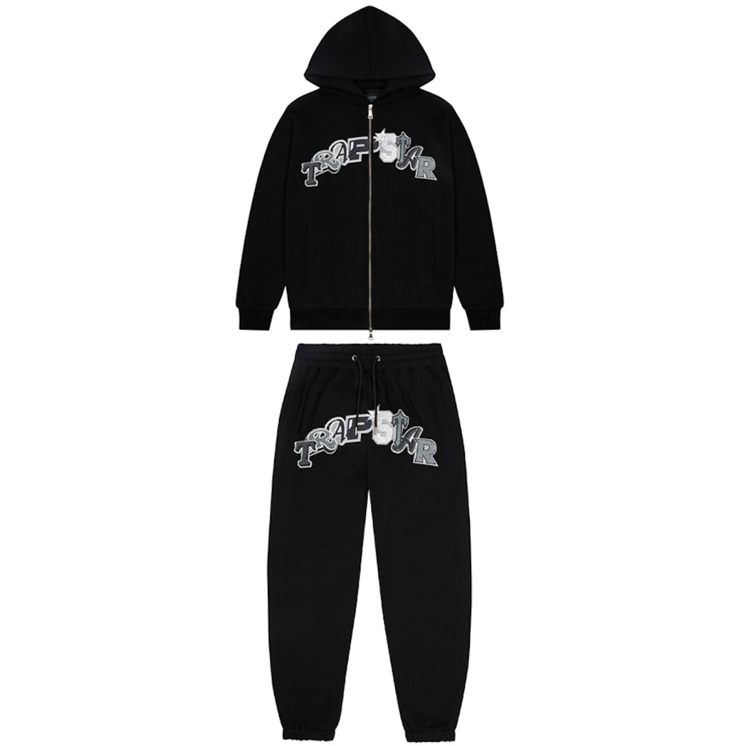 Trapstar Wildcard Tracksuit Black Monochrome Edition