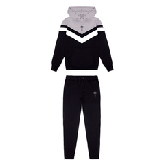 Trapstar V Stripe Tracksuit Black/White