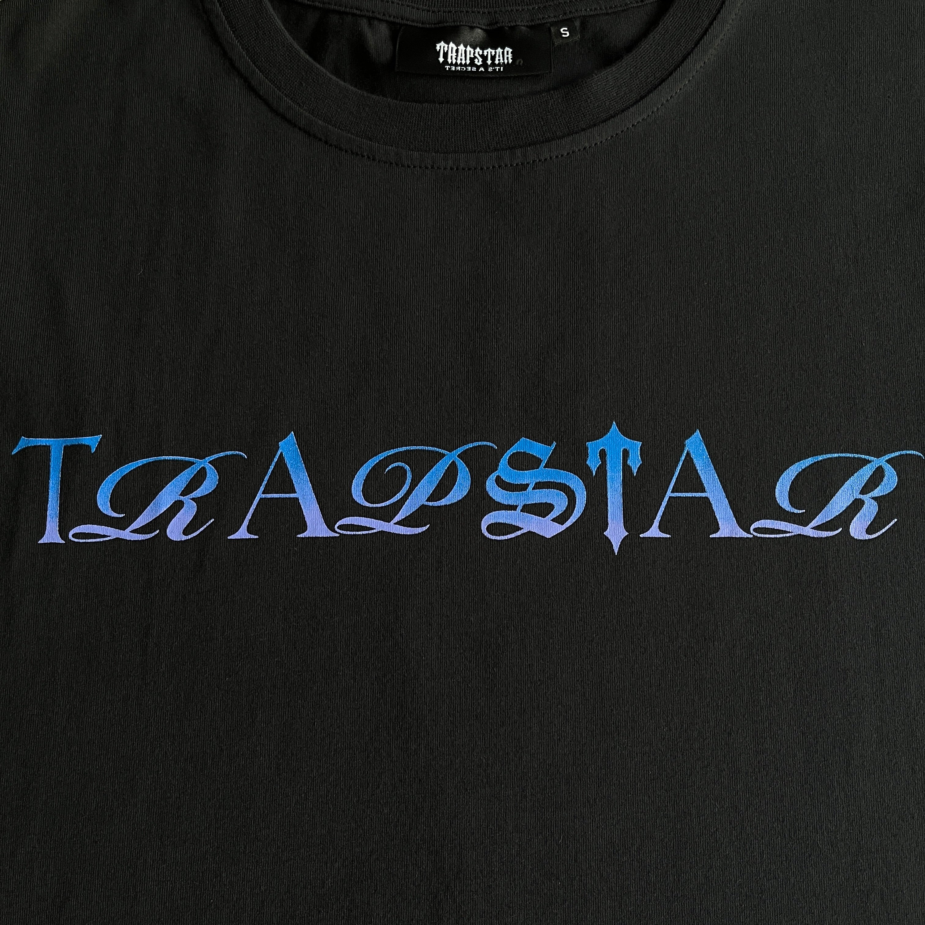 Trapstar Script Fade Tee Black