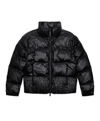 Trapstar Irongate Embossed Puffer Jacket Black