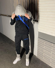 Trapstar Irongate Arch Tracksuit Black/Blue/Grey
