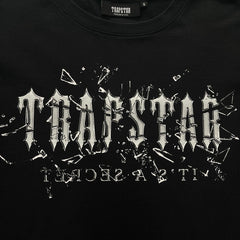 Trapstar Decoded Shattered Glass Tee Black