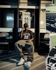 Trapstar x NFL Football Jersey Grey
