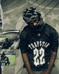 Trapstar x NFL Football Jersey Black