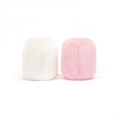 Jellycat Amuseable Pink and White Marshmallows 9cm