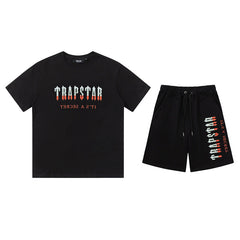 Trapstar California Short Set Black/Orange