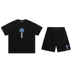 Trapstar "T" Short Set Black
