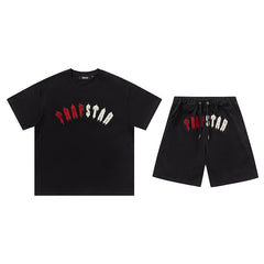 Trapstar Crimson Short Set Black