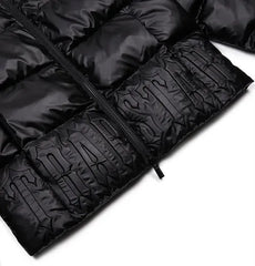 Trapstar Irongate Embossed Puffer Jacket Black