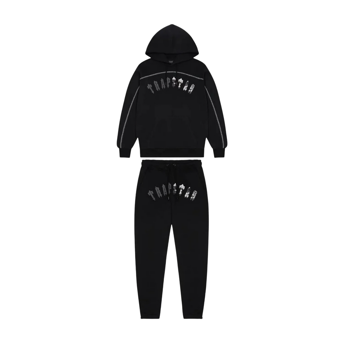 Trapstar Irongate Arch Camo Tracksuit Black